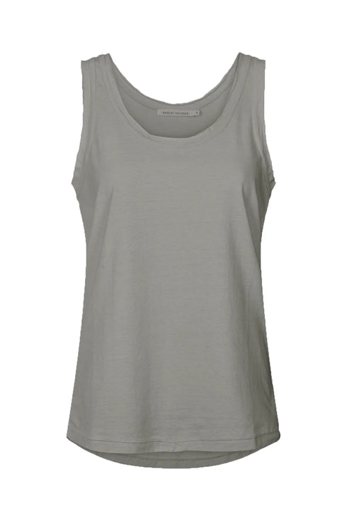 Rabens Saloner vintage cotton tank Moon green Mio